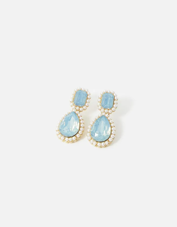 Accessorize Romantic Ramble Pearl Short Drop Earrings Women Earrings