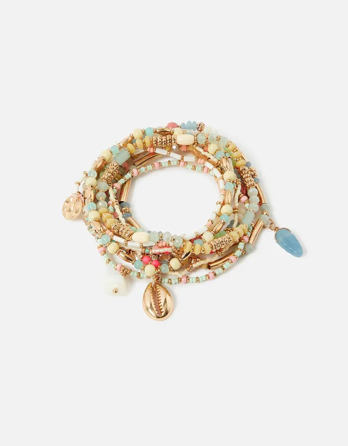 Accessorize Seascape Bracelet Stretch Multipack Women Bracelets