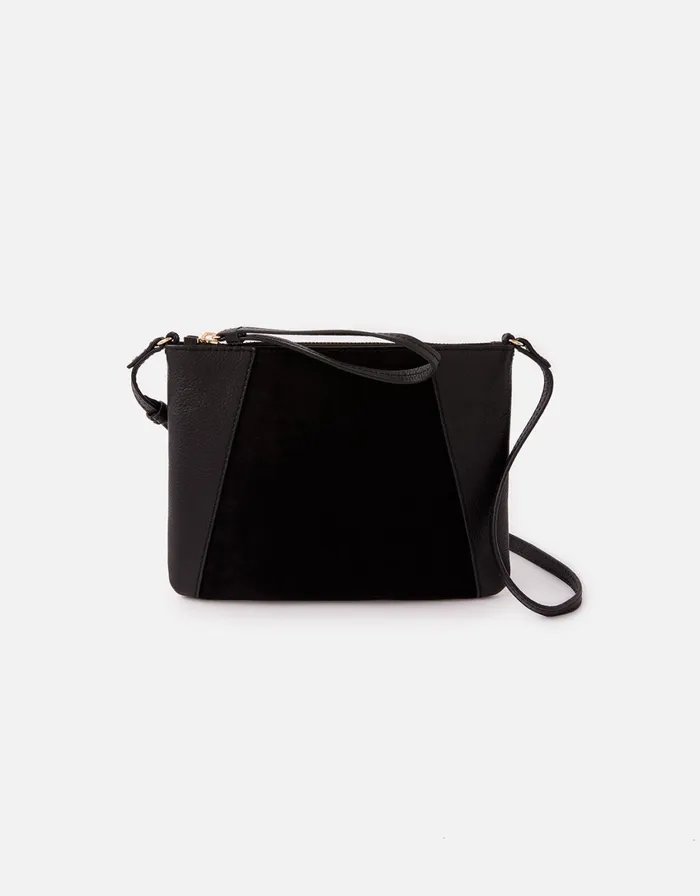 Accessorize Sophie Leather Cross Body Black Black Women Leather Bags