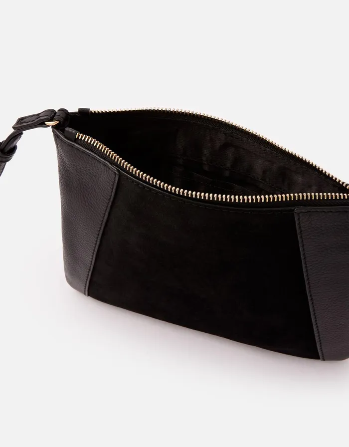 Accessorize Sophie Leather Cross Body Black Black Women Leather Bags