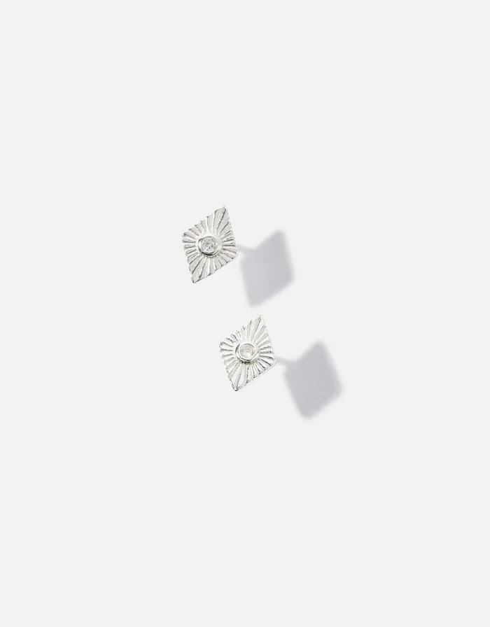 Accessorize Sterling Silver Boho Etched Earrings Women Earrings