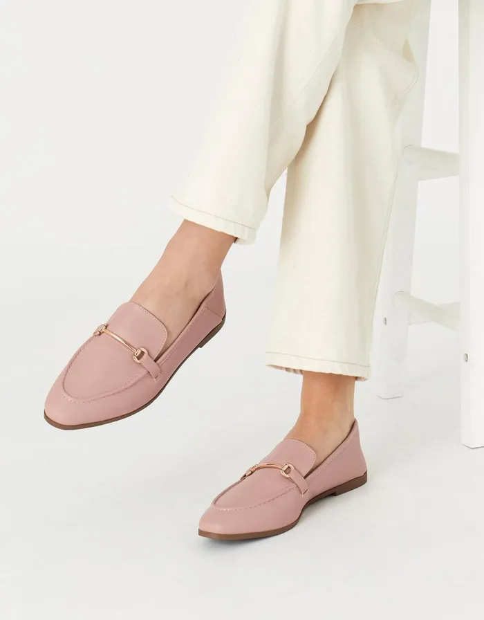 Accessorize Tapered Loafers Nude Nude Women Flat Shoes