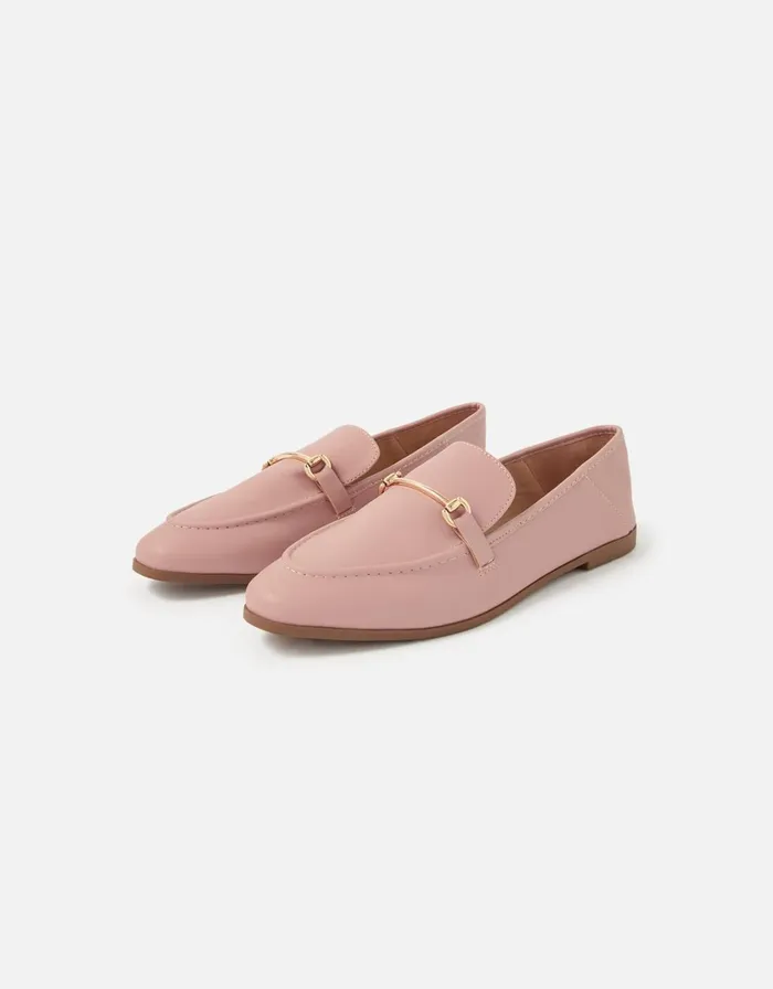 Accessorize Tapered Loafers Nude Nude Women Flat Shoes
