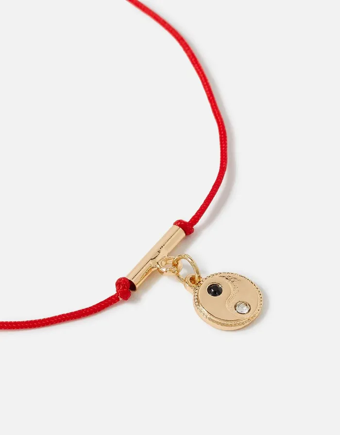 Accessorize Thread Peace Charm Bracelet Women Bracelets