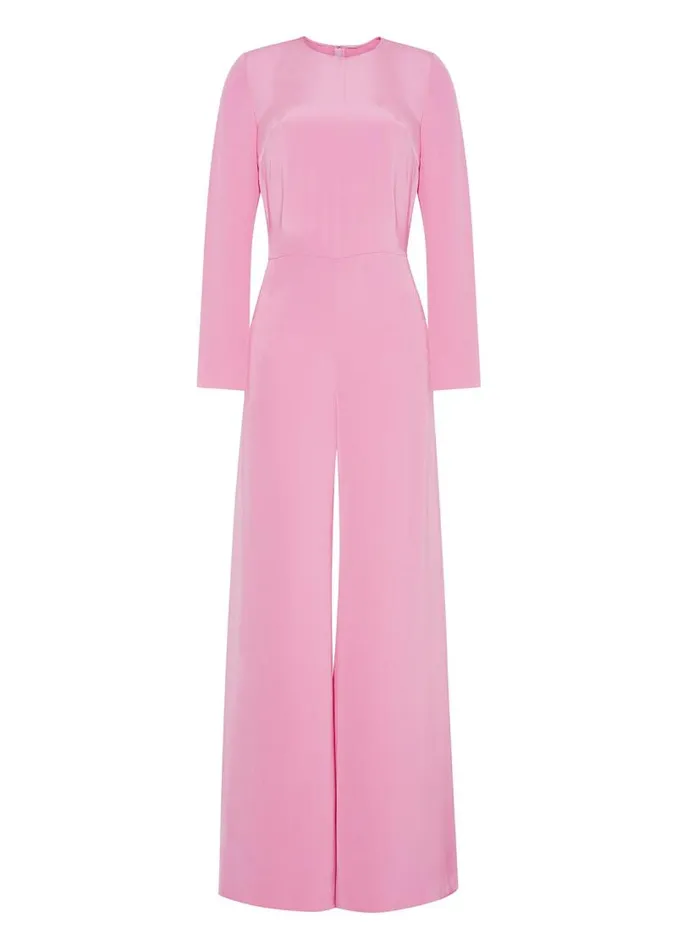 Adam Lippes Dresses and Jumpsuits Jumpsuit In Silk Crepe Pink 8211 Women
