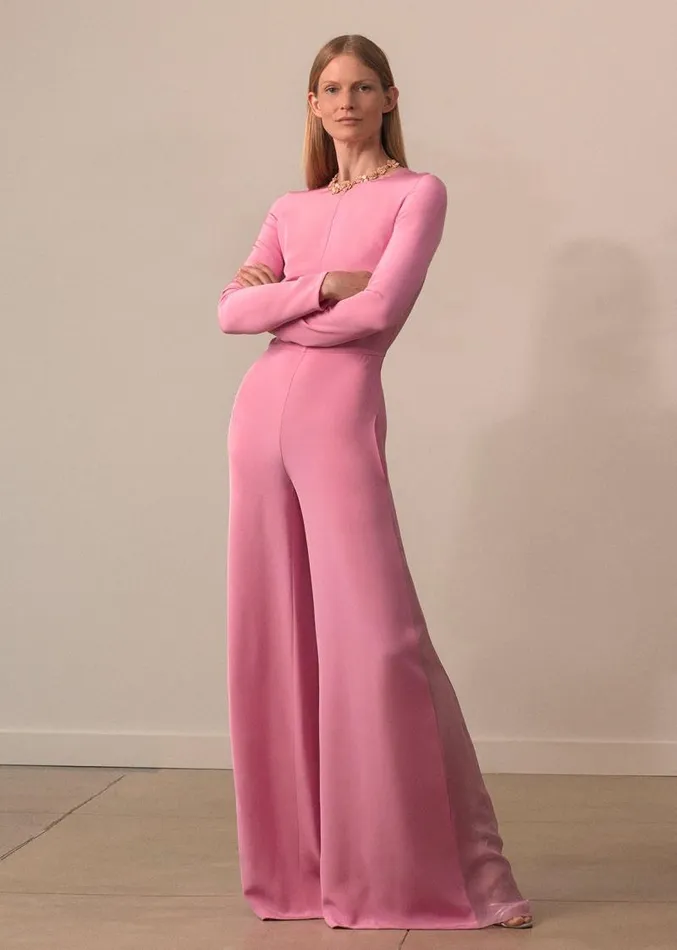 Adam Lippes Dresses and Jumpsuits Jumpsuit In Silk Crepe Pink 8211 Women