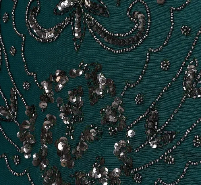 Adrianna Papell Formal Dresses HandBeaded AnkleLength Dress In Gem Green 8211 Women
