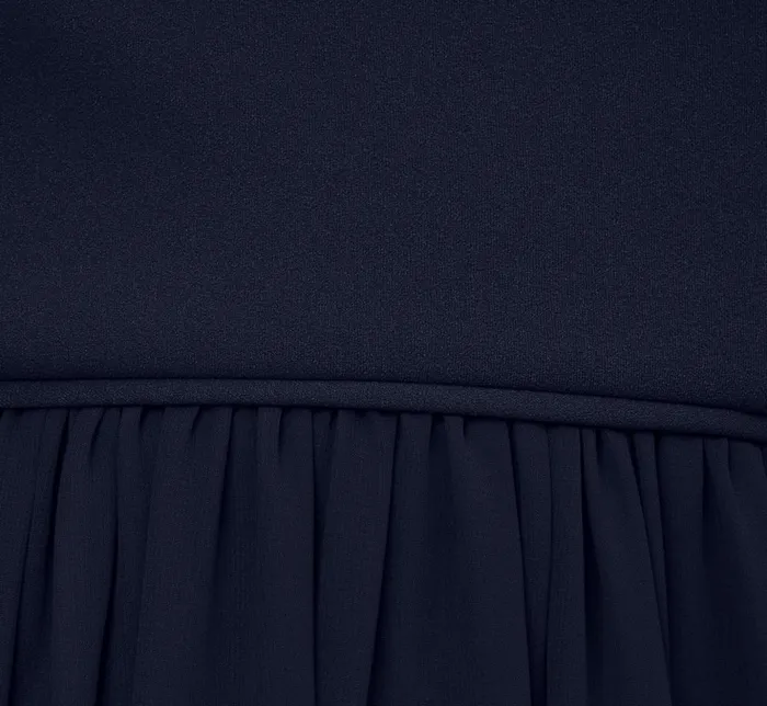 Adrianna Papell Formal Dresses OneShoulder Chiffon Long Gown In Midnight 8211 Women