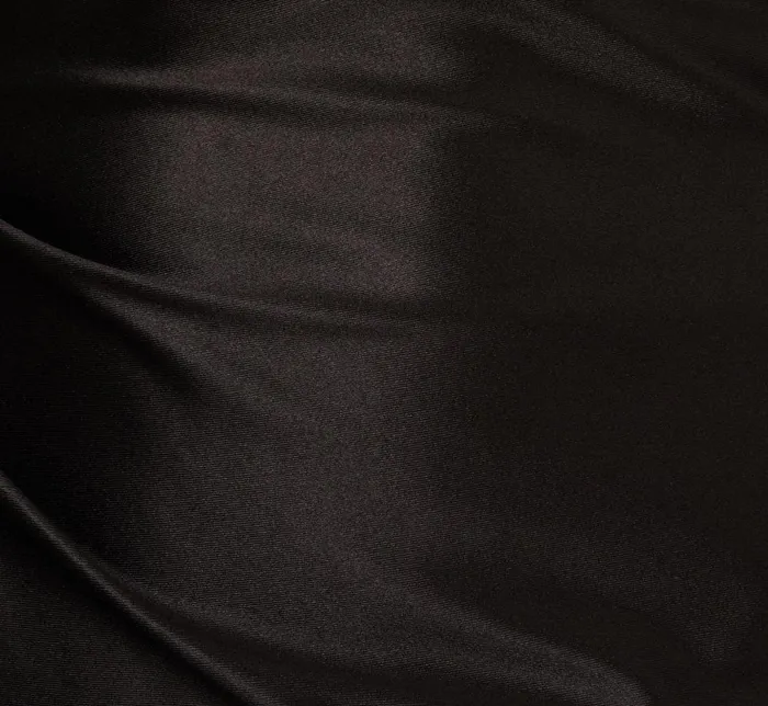 Adrianna Papell Wedding Guest Dresses One Shoulder Satin Midi Dress With ThreeQuarter Sleeve In Black 8211 Women