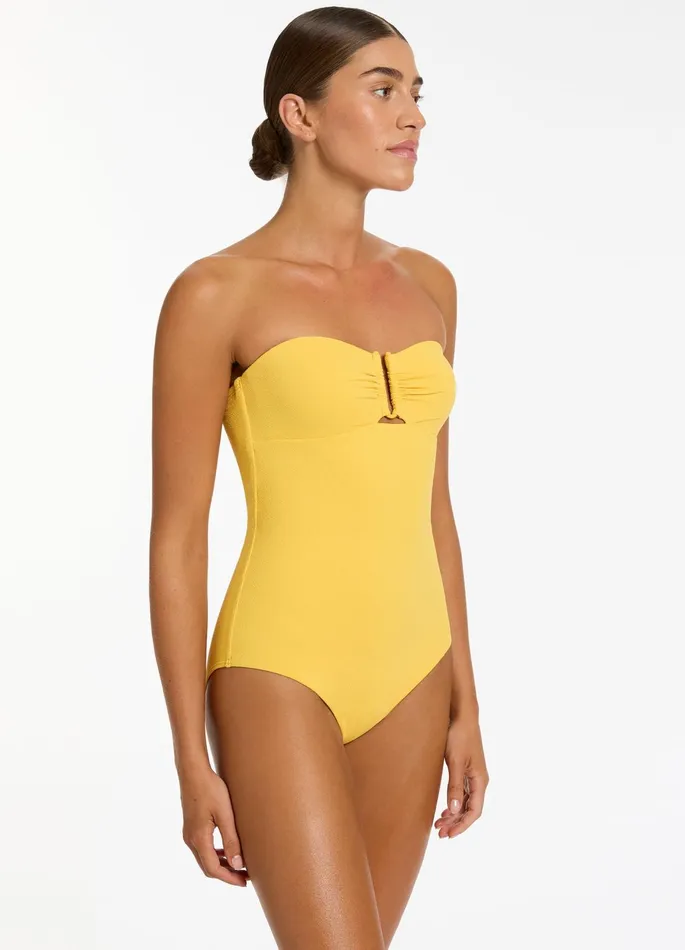 Alessia Bandeau One Piece Sunflower Women JETS Australia Bandeau One Piece