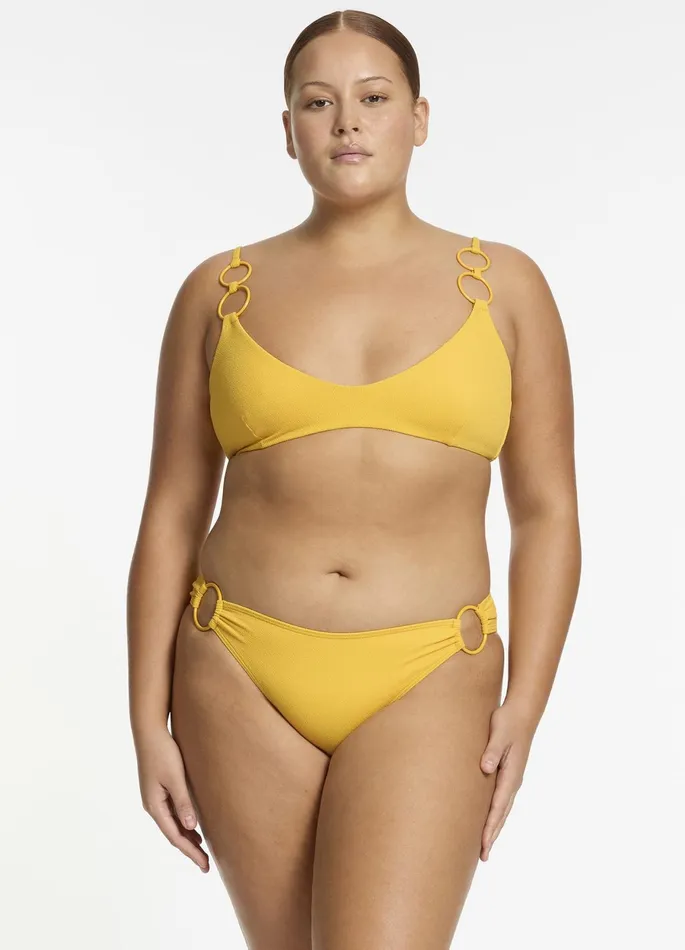 Alessia Trim Side Hipster Bikini Bottom Sunflower Women JETS Australia Hipster Bikini Bottoms