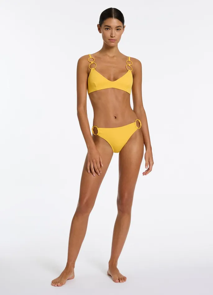 Alessia Trim Side Hipster Bikini Bottom Sunflower Women JETS Australia Hipster Bikini Bottoms