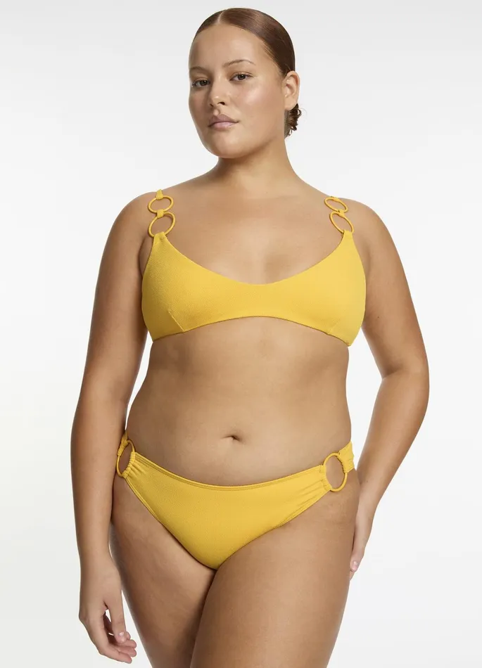 Alessia Trim Side Hipster Bikini Bottom Sunflower Women JETS Australia Hipster Bikini Bottoms