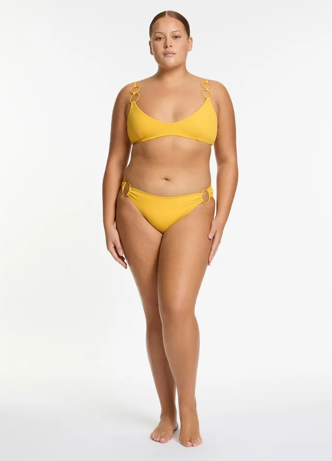 Alessia Trim Side Hipster Bikini Bottom Sunflower Women JETS Australia Hipster Bikini Bottoms