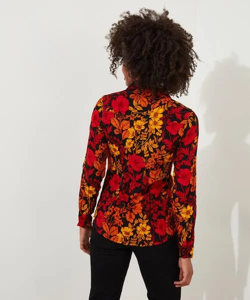 Apparel Autumn Days Crinkle Blouse Black Tops Tunics and Blouses Joebrowns Apparel Autumn Days Crinkle Blouse Black Tops Tunics and Blouses Joebrowns