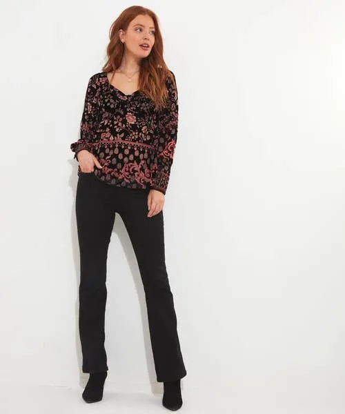 Apparel Dramatically Different Devore Top Black Tops Tunics and Blouses Joebrowns Apparel Dramatically Different Devore Top Black Tops Tunics and Blouses Joebrowns