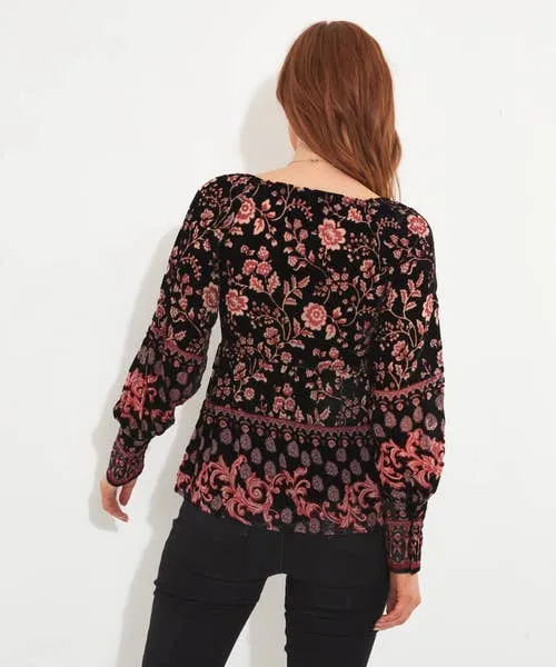 Apparel Dramatically Different Devore Top Black Tops Tunics and Blouses Joebrowns Apparel Dramatically Different Devore Top Black Tops Tunics and Blouses Joebrowns