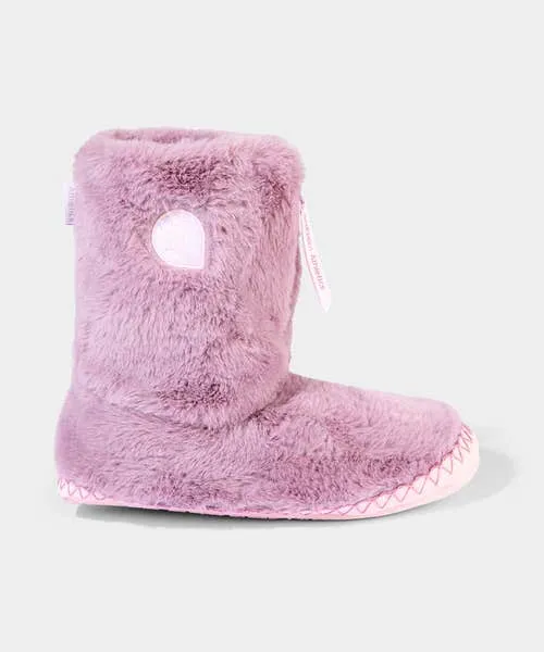 Apparel Invited Guests Joebrowns Dusky Pink Cosy Slipper Boots Dusky Pink
