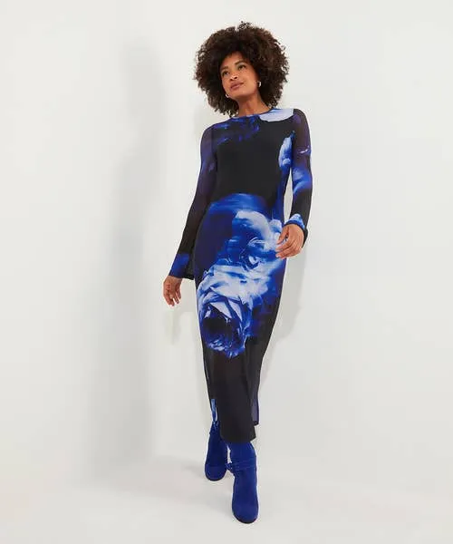 Apparel Joebrowns Dare To Be Different Mesh Dress Blue Dresses Apparel Joebrowns Dare To Be Different Mesh Dress Blue Dresses