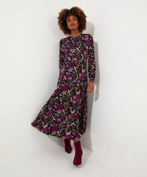 Apparel Joebrowns Winter Wonders Jersey Dress Purple Dresses