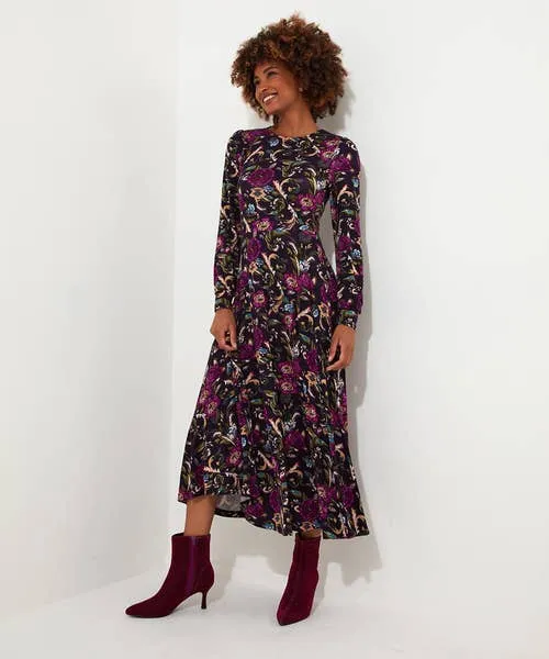 Apparel Joebrowns Winter Wonders Jersey Dress Purple Dresses Apparel Joebrowns Winter Wonders Jersey Dress Purple Dresses