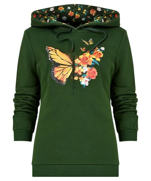 Apparel Joebrowns Woodland Wonder Hoodie Forest Green Tops Tunics and Blouses Apparel Joebrowns Woodland Wonder Hoodie Forest Green Tops Tunics and Blouses