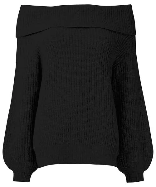 Apparel Knitwear and Cardigans Joebrowns Glamorous OffTheShoulder Jumper Black Apparel Knitwear and Cardigans Joebrowns Glamorous OffTheShoulder Jumper Black