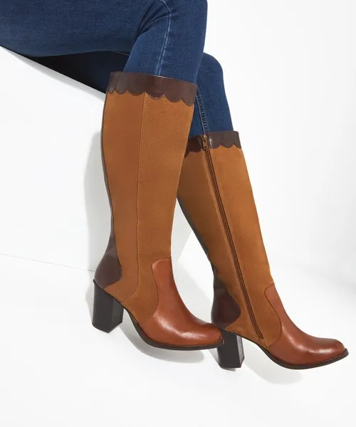 Apparel Shoes Sandals and Boots Joebrowns Made You Look Suede Leather Boots Tan Multi