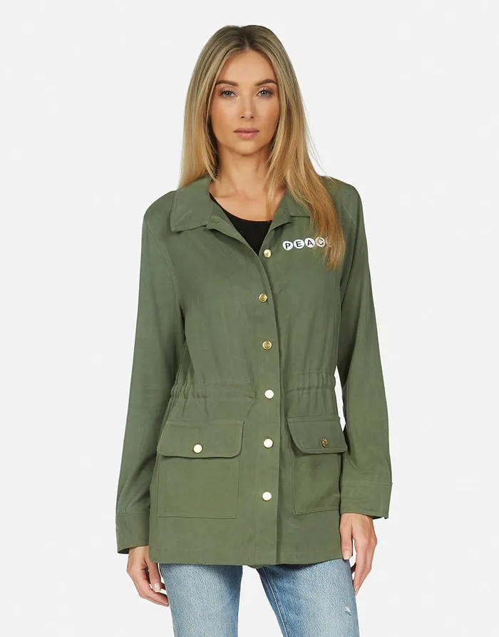 Ashanti Bracelet Lip Military Women039s Lauren Moshi Jackets