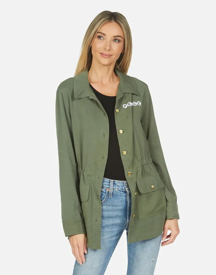 Ashanti Bracelet Lip Military Women039s Lauren Moshi Jackets