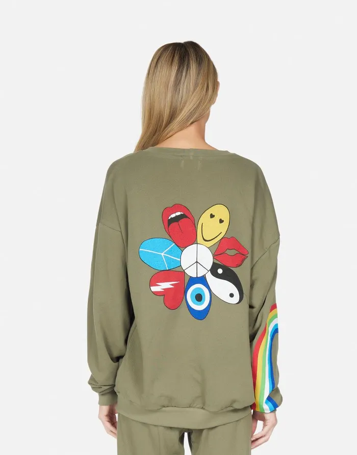 Babbs Elements Daisy Military Women039s Lauren Moshi Long Sleeve