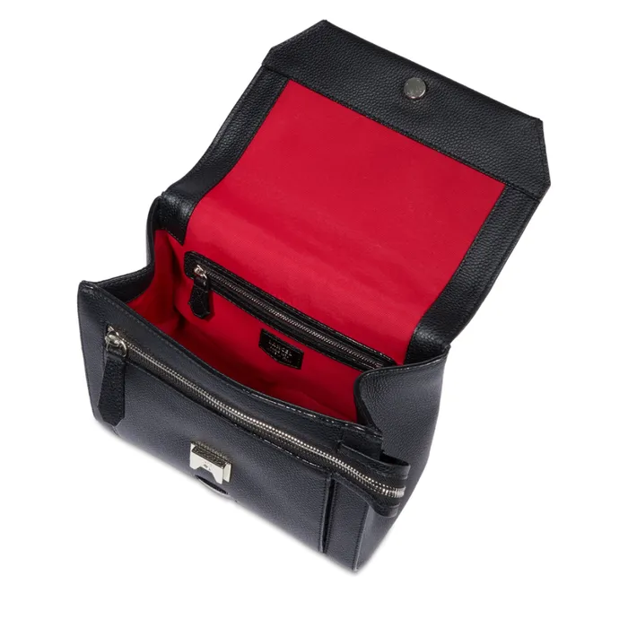 Bag With Flap Black Women Lancel Hand Bags