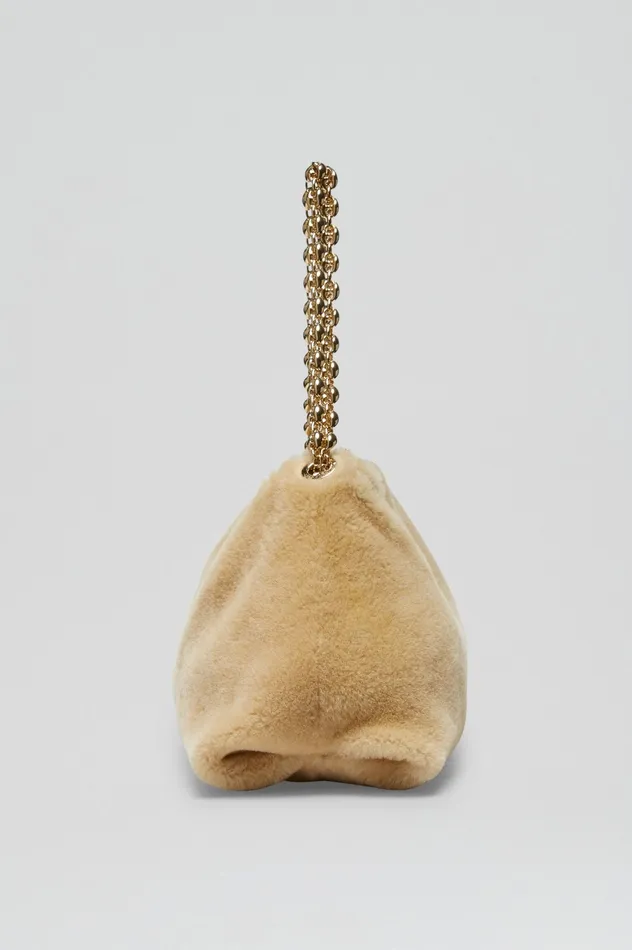 Bags Scanlan Theodore Women SHEARLING BAG GOLD