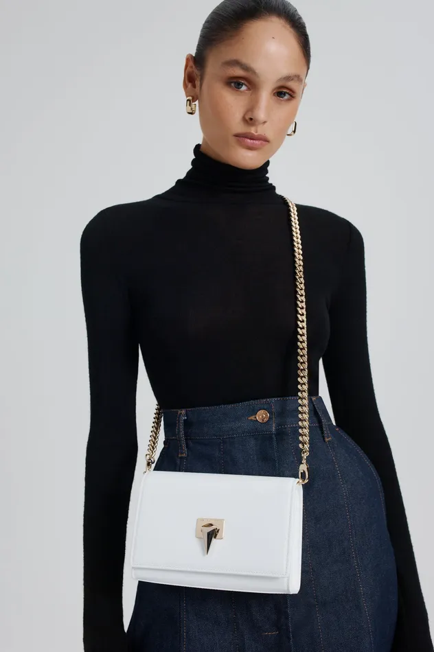 Bags TRIANGLE CHAIN BAG WHITE 8211 Scanlan Theodore Women