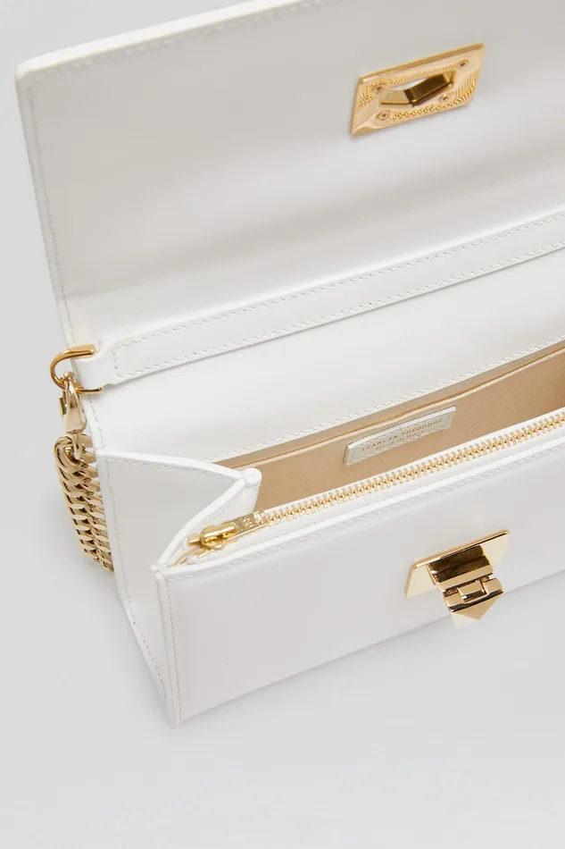 Bags TRIANGLE CHAIN BAG WHITE 8211 Scanlan Theodore Women Bags TRIANGLE CHAIN BAG WHITE 8211 Scanlan Theodore Women