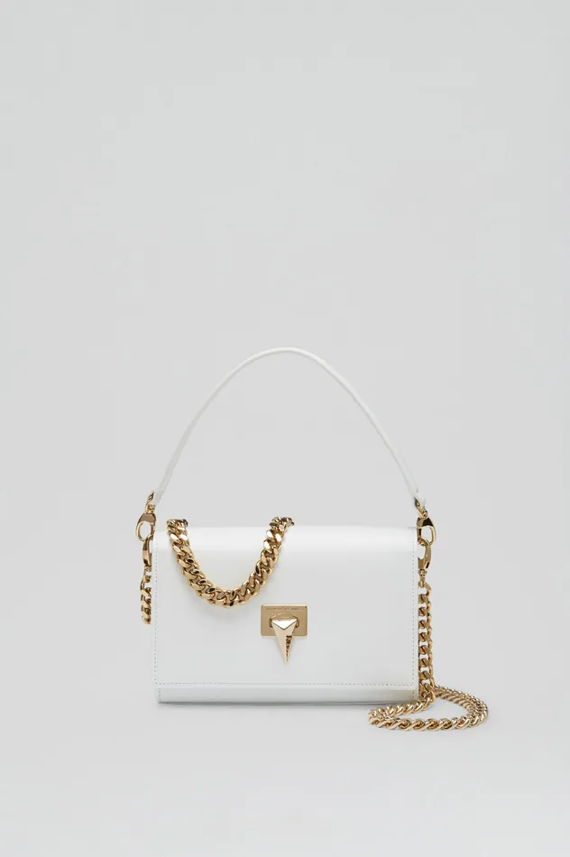 Bags TRIANGLE CHAIN BAG WHITE 8211 Scanlan Theodore Women Bags TRIANGLE CHAIN BAG WHITE 8211 Scanlan Theodore Women