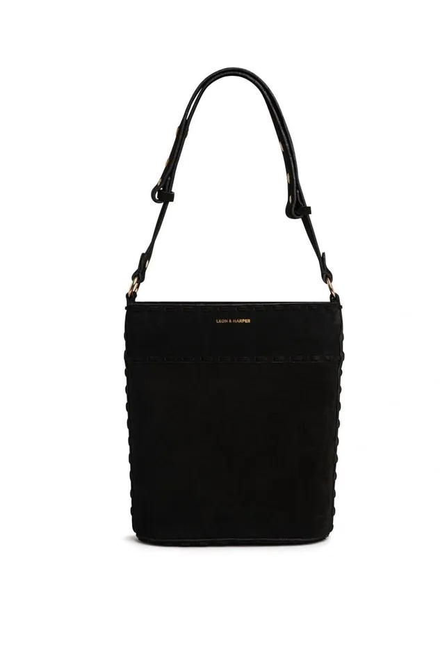 Bags Women Leon and Harper Bertile Mix Bag Black