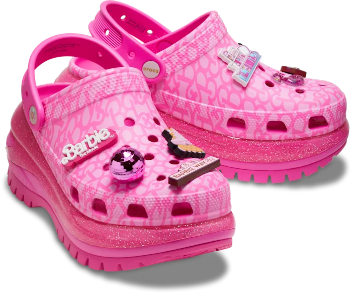 Barbie TheMovie Mega Crush Clog Electric Pink Men Crocs Clogs