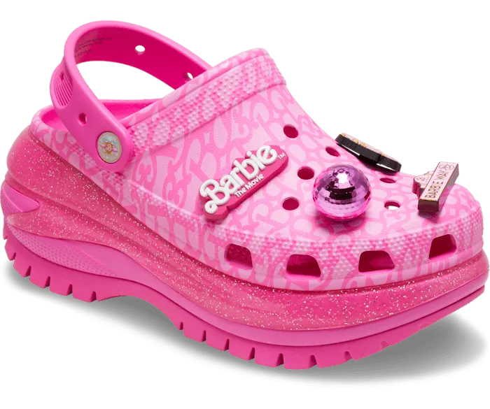 Barbie TheMovie Mega Crush Clog Electric Pink Men Crocs Clogs