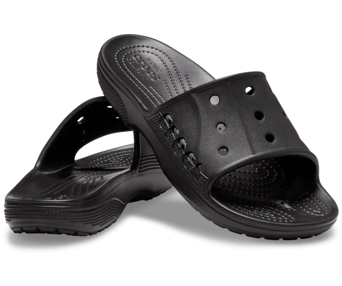 Baya II Slide Black Women Crocs Slides