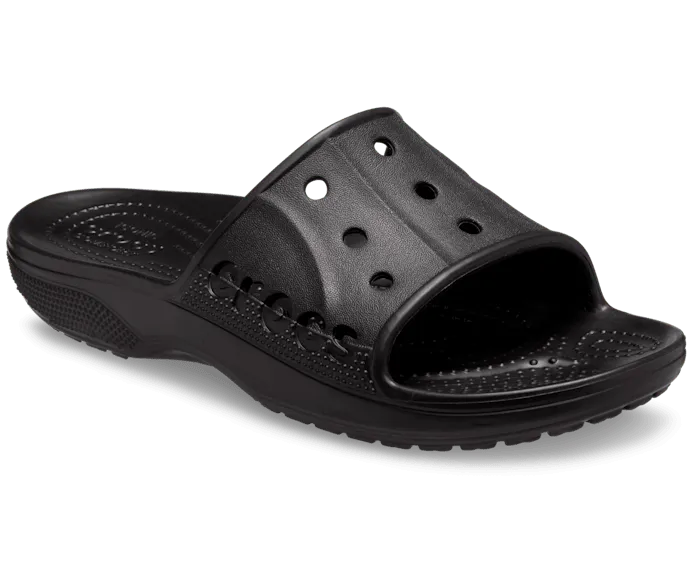 Baya II Slide Black Women Crocs Slides