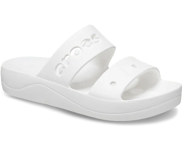 Baya Platform Sandal White Women Crocs Sandals