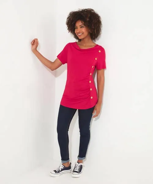 Beautiful Button Top Pink Apparel Tops Tunics and Blouses Joebrowns Beautiful Button Top Pink Apparel Tops Tunics and Blouses Joebrowns