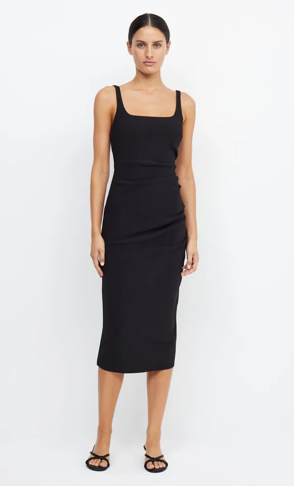 Bec Bridge Bridesmaid Dresses Women BE MINE SQUARE NECK DRESS 8211 BLACK