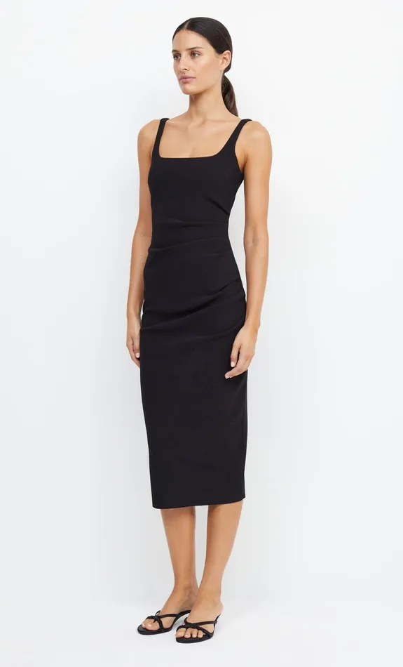 Bec Bridge Bridesmaid Dresses Women BE MINE SQUARE NECK DRESS 8211 BLACK