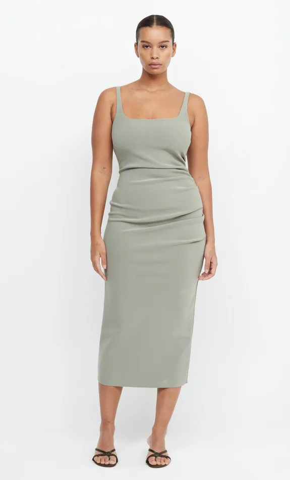 Bec Bridge Bridesmaid Dresses Women BE MINE SQUARE NECK DRESS 8211 SAGE
