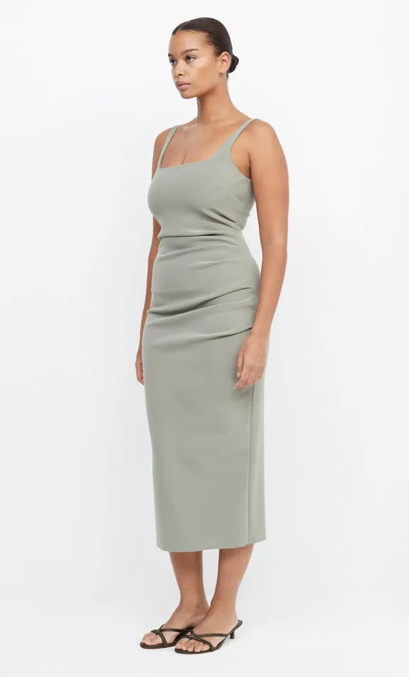 Bec Bridge Bridesmaid Dresses Women BE MINE SQUARE NECK DRESS 8211 SAGE