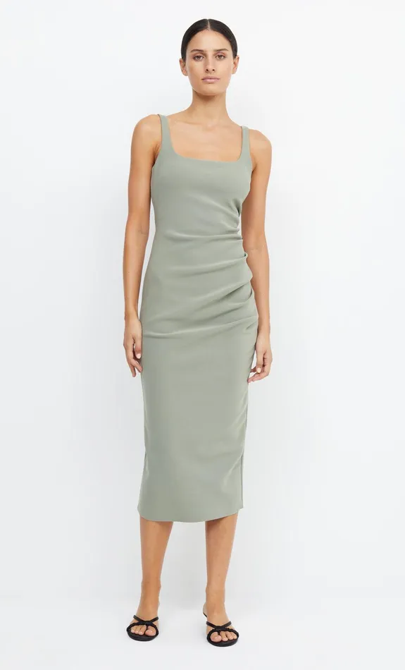 Bec Bridge Bridesmaid Dresses Women BE MINE SQUARE NECK DRESS 8211 SAGE