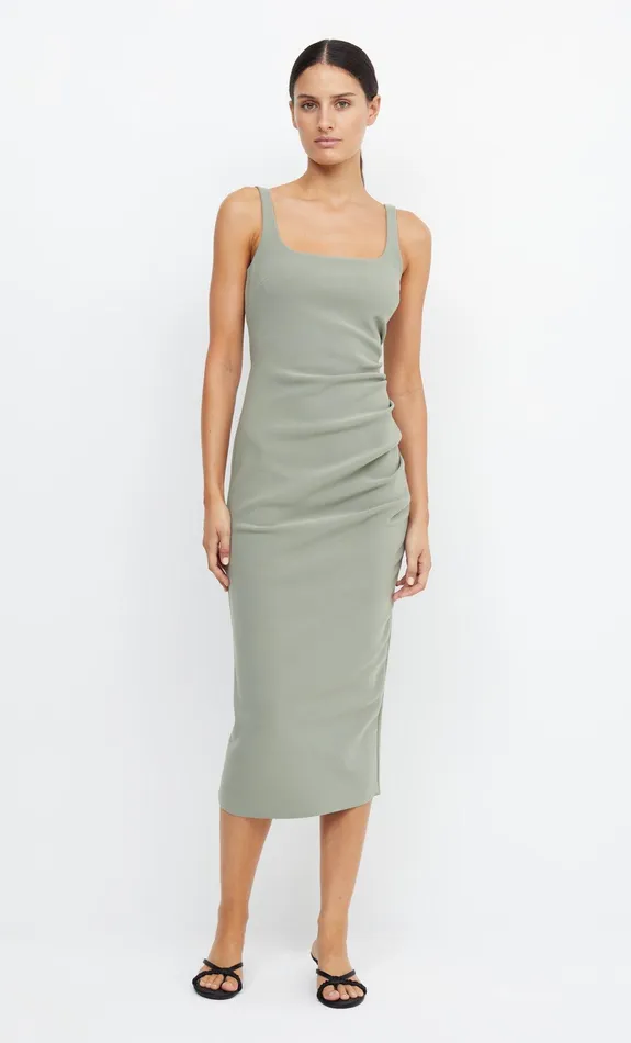 Bec Bridge Bridesmaid Dresses Women BE MINE SQUARE NECK DRESS 8211 SAGE