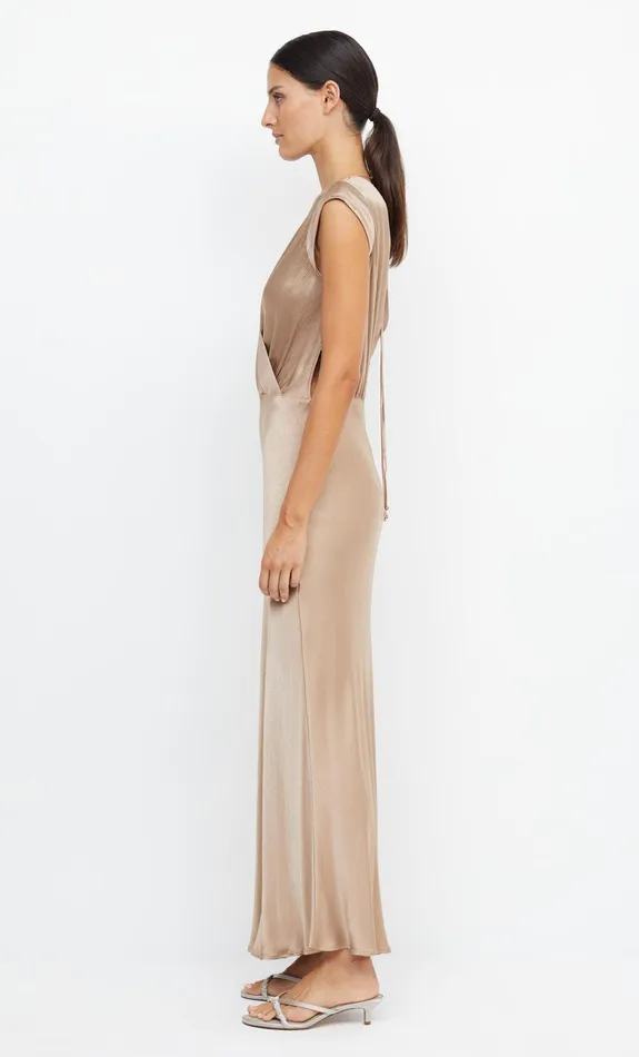 Bec Bridge Bridesmaid Dresses Women MOON DANCE MAXI DRESS 8211 GOLDEN